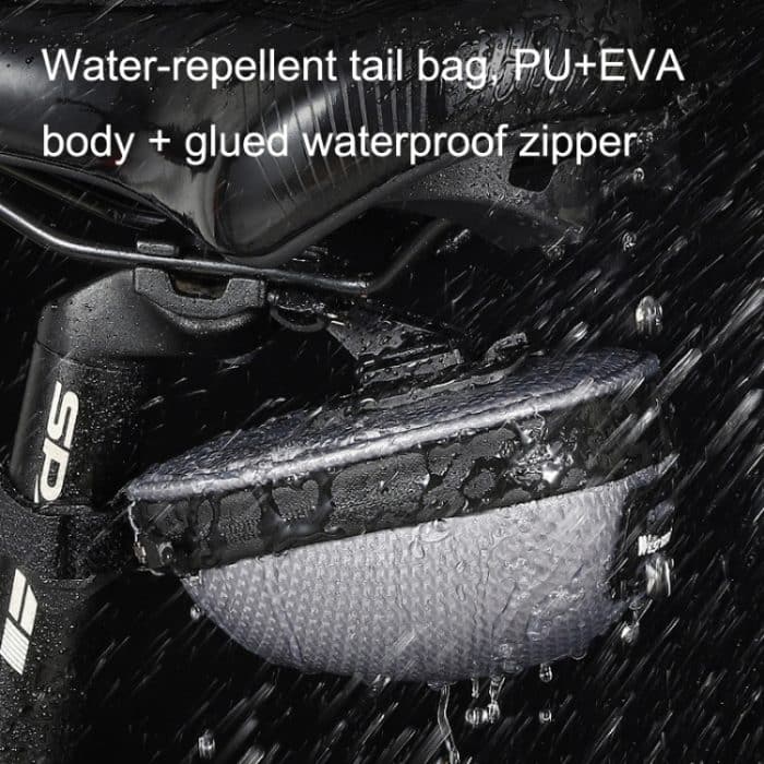 WEST BIKING Fahrrad Mini Hardshell Hecktasche Satteltasche, Yellow, Black, Grey – Bild 6