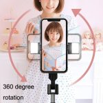 Handy-Live-Übertragungshalterung, Bluetooth, Teleskop-Selfie-Stativ, hoch:, 102CM (Aluminum Alloy), 104CM (Aluminum Alloy + Single Fill Light), 104CM (Aluminum Alloy + Dual Fill Lights), 100CM (Stainless Steel), 102CM (Stainless Steel + Single Fill Lig... – Bild 6
