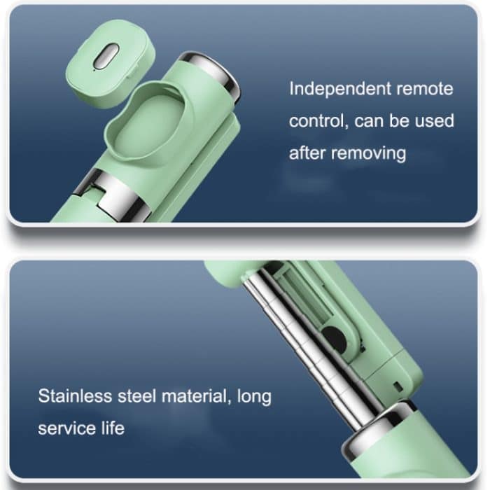 Integrierte Verstärkung Keel Live Desktop Bluetooth Mobile Selfie Stick, Black, Youth Green, China Red, Lemon Yellow – Bild 3