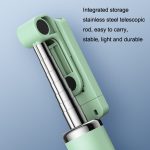 Integrierte Verstärkung Keel Live Desktop Bluetooth Mobile Selfie Stick, Black, Youth Green, China Red, Lemon Yellow – Bild 4