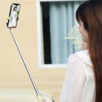 Integrierte Verstärkung Keel Live Desktop Bluetooth Mobile Selfie Stick, Black, Youth Green, China Red, Lemon Yellow – Bild 6