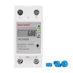 SINOTIMER WDS688 Smart WiFi Einphasis Power Mobile App Home Rail Messgerät 5-60A 230 V – Bild 2