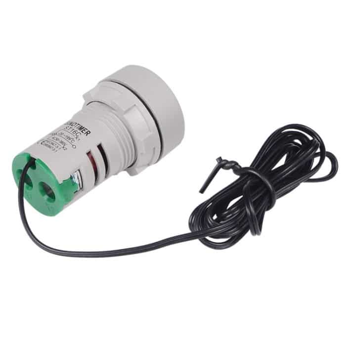 SINOTIMER -20–199 Grad Celsius, kleine Temperaturanzeige, ST16C-01 Red, ST16C-02 White, ST16C-03 Blue, ST16C-04 Green, ST16C-05 Yellow – Bild 6