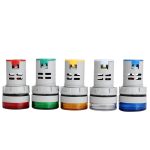 2 Stück Gleichspannungssignalanzeige 22 mm rund 6–100 V Universal-Voltmeter, 6-100V Red, 6-100V White, 6-100V Blue, 6-100V Green, 6-100V Yllow – Bild 2