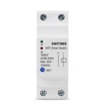 Sinotimer TM607 Intelligent WiFi Timer Mobile App Home Rail Fernbedienungsschalter 80A 85-300V – Bild 2