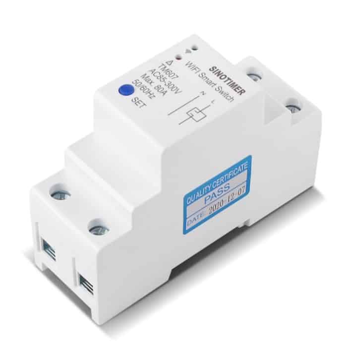 Sinotimer TM607 Intelligent WiFi Timer Mobile App Home Rail Fernbedienungsschalter 80A 85-300V – Bild 5