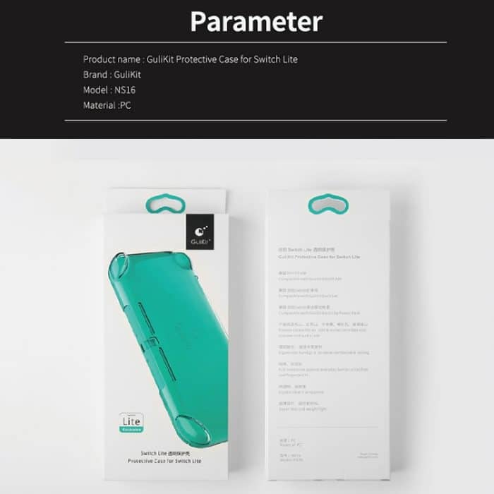 Gulikit NS16 Spielekonsole, transparente Kristall-Schutzhülle für Switch Lite, NS16 – Bild 7
