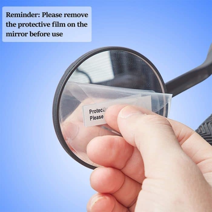 2 PCs Fahrradkonvex Rückspiegel großer Ansicht 360 -Grad -Drehspiegel – Bild 5