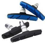2 Paar Silent V-Brake Fahrradbremsschuhe, Black, Blue – Bild 2