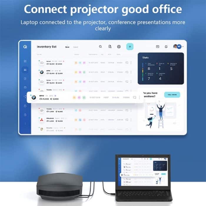 Computerprojektionsanschluss 8K HD HDMI-Kabel. Farbe, zufällige Lieferung, 1m – Bild 6