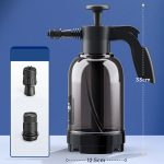 Autowaschschaum-Sprühtopf, tragbarer Gasdrucksprüher für zu Hause, Transparent Black – Bild 2