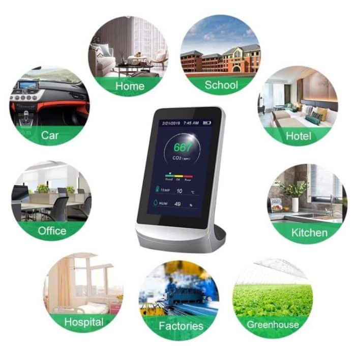 DM72C -Haushaltskohlendioxid -Detektor -CO2 -Konzentrationsdetektor – Bild 7