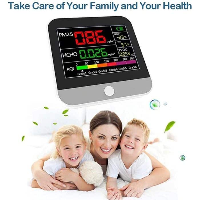 DM306 Innen Dunst PM2.5 Staubformaldehyd Detektor – Bild 6