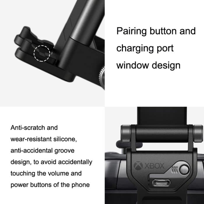 8Bitdo Gamepad Verstellbarer Aluminiumständer für XBOX One, For XBOX One(Black) – Bild 3