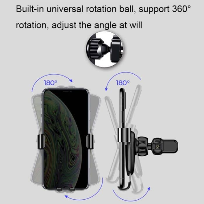 Universeller Schwerkraft-Autotelefonhalter aus Metall, Metal Gravity Car Phone Holder – Bild 3