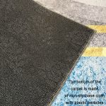 Moderner abstrakter geometrischer Wohnzimmerteppich, Couchtischkissen, 80x120cm – Bild 3