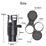 Auto multifunktionaler einziehbarer rotierender Wasserbecherhalter, SD-1048 – Bild 3