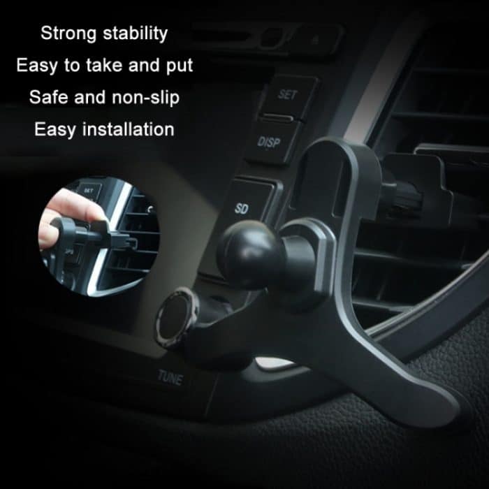 10 Stück R139-004 Auto-Luftauslass-Handyhalter-Clip, Black, White – Bild 5