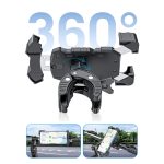 L101+M011 Outdoor-Radfahren-Telefonhalter mit mechanischer Verriegelung, Gray, Black, Blue, Yellow, Red, Green, DIY Color – Bild 5