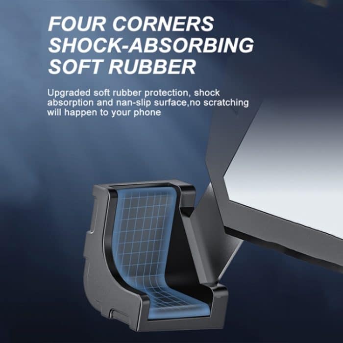 L101+M011 Outdoor-Radfahren-Telefonhalter mit mechanischer Verriegelung, Gray, Black, Blue, Yellow, Red, Green, DIY Color – Bild 6