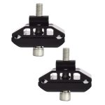 2 Stück FMFXTR Fahrradsattelklemmen-Code-Schraubverbinder, Screw Connector Black, Screw Connector Red, Screw Connector Blue, Screw Connector Gold, Screw Connector Silver