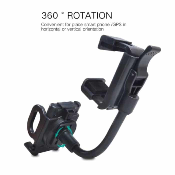 Auto Rückfahrspiegel Schlauchhalterung Mobiltelefon Clip Universal Navigation Bracket – Bild 6
