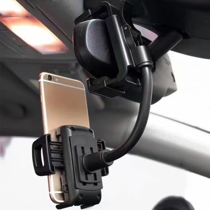 Auto Rückfahrspiegel Schlauchhalterung Mobiltelefon Clip Universal Navigation Bracket – Bild 7