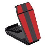 Handy-Tablet-Auto-Halterung, Saugnapf, Instrument, feste Halterung, Red Leather Pattern, Black Carbon Fiber