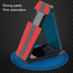 Handy-Tablet-Auto-Halterung, Saugnapf, Instrument, feste Halterung, Red Leather Pattern, Black Carbon Fiber – Bild 3