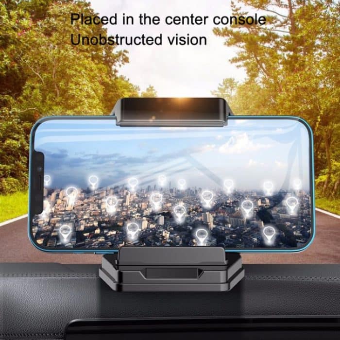 Handy-Tablet-Auto-Halterung, Saugnapf, Instrument, feste Halterung, Red Leather Pattern, Black Carbon Fiber – Bild 6