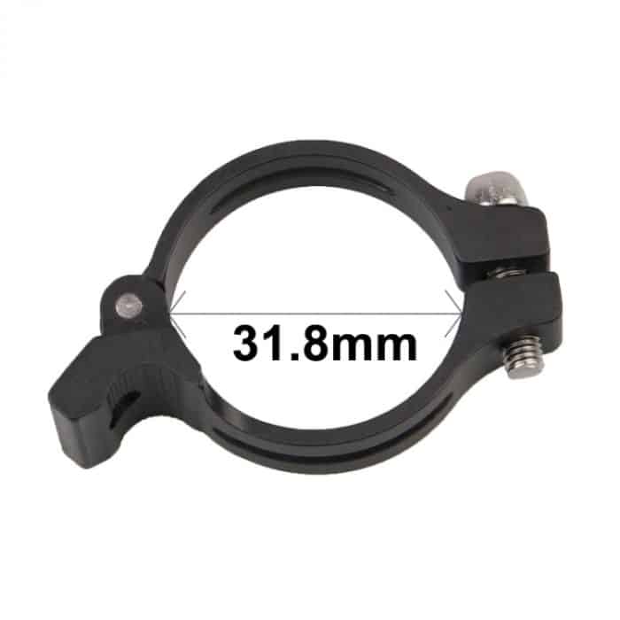 FMFXTR Fahrrad-Umwerferklemme, gerade Verriegelung, zum Umwandeln des Sitzes in Klemme drehen, Bike Front Derailleur Clamp 31.8mm, Bike Front Derailleur Clamp 34.9mm – Bild 6