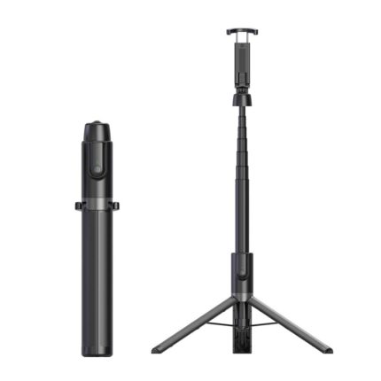 AB403 Live Broadcast Landing Integrierte Teleskop-Handy-Dreieckshalterung, Black, White, Black Red