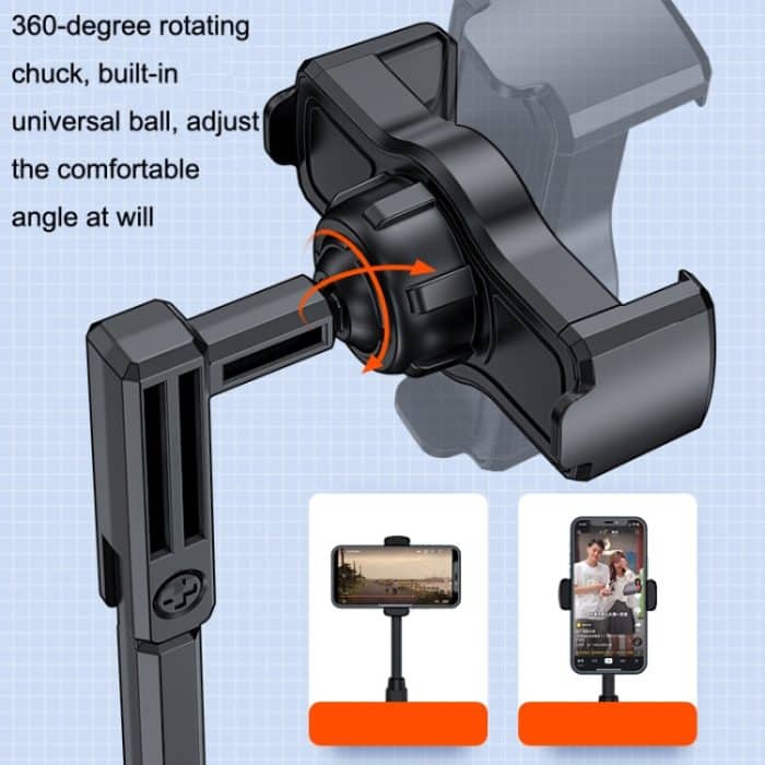 2 Stück Desktop-Handy-Live-Übertragungshalterung, Online-Klasse, Teleskop-Bodenständer, Cool Black, Ivory White, Dark Green, Cherry Blossom Pink, Lucky Red – Bild 4