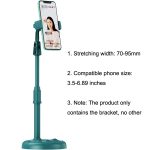 2 Stück Handy-Live-Halterung, Computer-Desktop, Online-Klasse, Teleskop-Overhead-Rahmen, Mysterious Black, Cherry Blossom Pink, Snow White, Dark Green – Bild 3