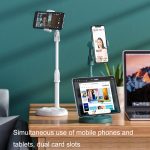 2 Stück Handy-Live-Halterung, Computer-Desktop, Online-Klasse, Teleskop-Overhead-Rahmen, Mysterious Black, Cherry Blossom Pink, Snow White, Dark Green – Bild 6