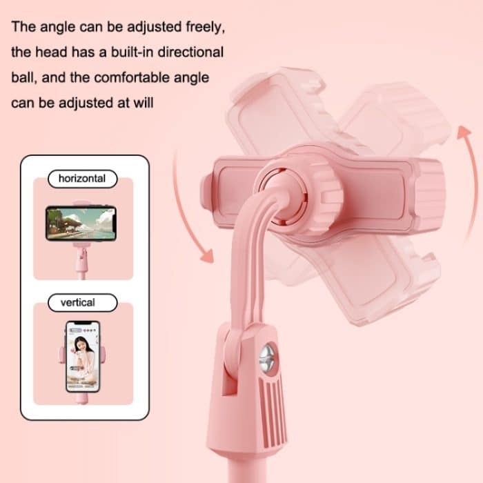 2 Stück multifunktionale Live-Teleskop-Handy-Desktop-Halterung, Classic Black, Ivory White, Dark Night Green, Active Orange, Noble Purple, Mint Green, Cherry Blossom Pink – Bild 4