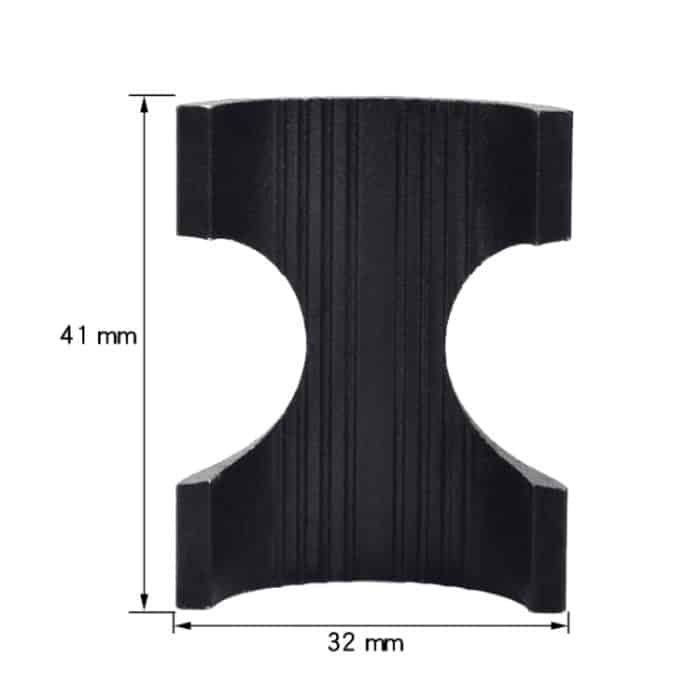 3 Stück FMFXTR Reduzierhülse für Fahrradlenker, Durchmesser 25,4 mm bis 31,8 mm, Reducing Sleeve Black – Bild 3