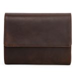 KONTAKTE FAMILIE Vintage Crazy Horse Leder Outdoor-Reise-Uhrengehäuse, CF1141