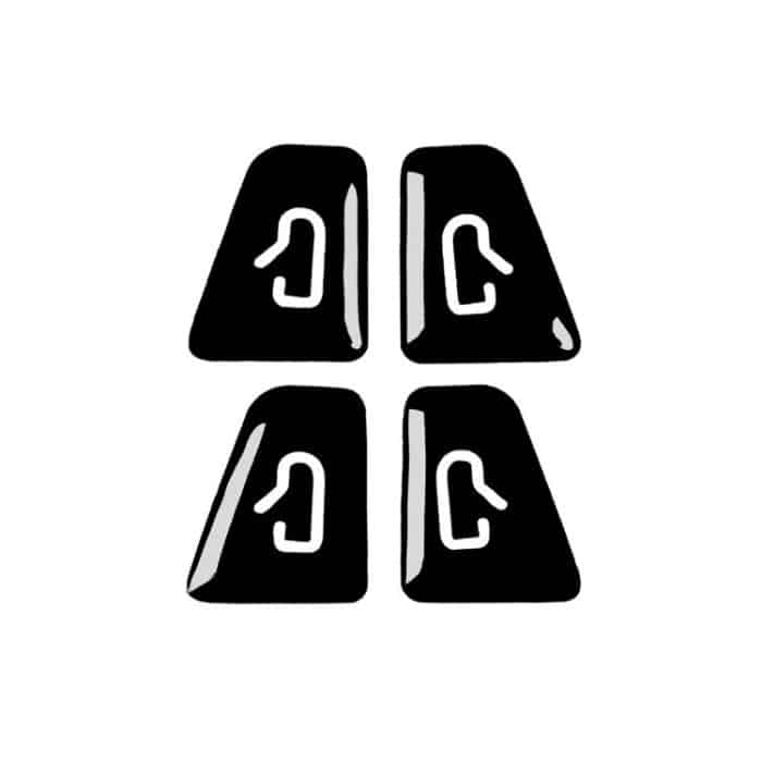 TBD0602368101A.jpg For Tesla Model 3/Y 4pcs /Set Car Window Switch Stickers – Bild 1