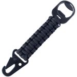 2 Stück Outdoor-Schlüsselanhänger mit sieben Kernen, Regenschirmseil, Adler-Mund-Schnalle, Flaschenöffner