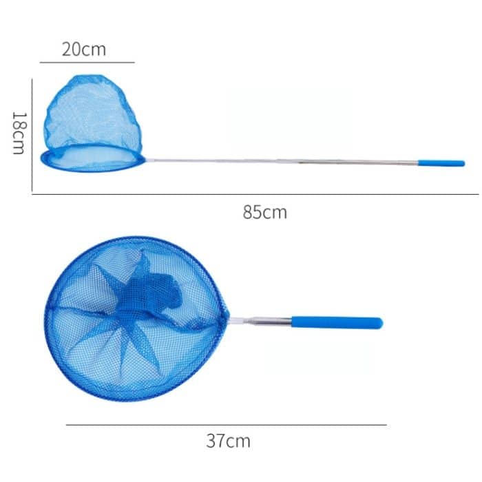 10 Stück Edelstahl-Teleskopnetz für Kinder zum Fangen von Fischen und Insekten, Color Random Delivery – Bild 3