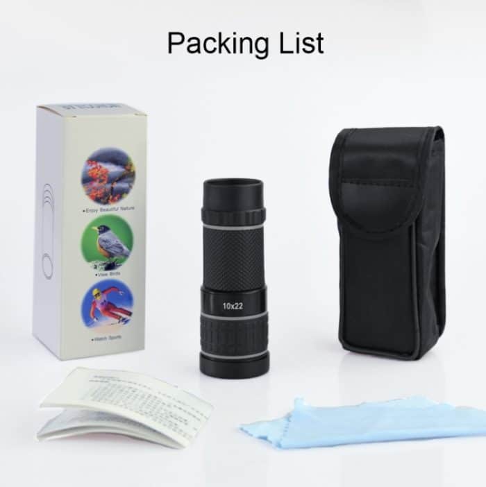 OC-1022 10X HD rutschfestes Monokular, 10X Yellow Circle, 10X Gray Circle – Bild 4