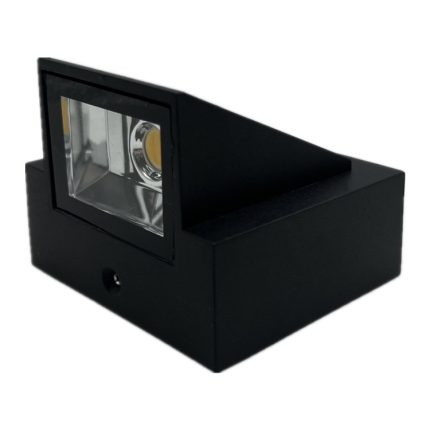 Quadratische wasserdichte Wandleuchte für den Außenbereich, Single K 5W, Double K 12W, Single K 3W, Double K 6W