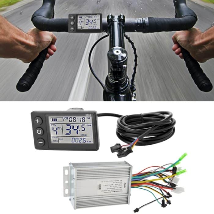 S866 36V-60V 450W-500W 9 Röhrchen bürstenloser Smart Electric Vehicle Controller LCD Speedmeter Kit – Bild 1
