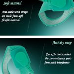 Proskit AS-611 3M TPR Elastic Plastic Antistatic Kabel-Handgelenkriemen – Bild 3