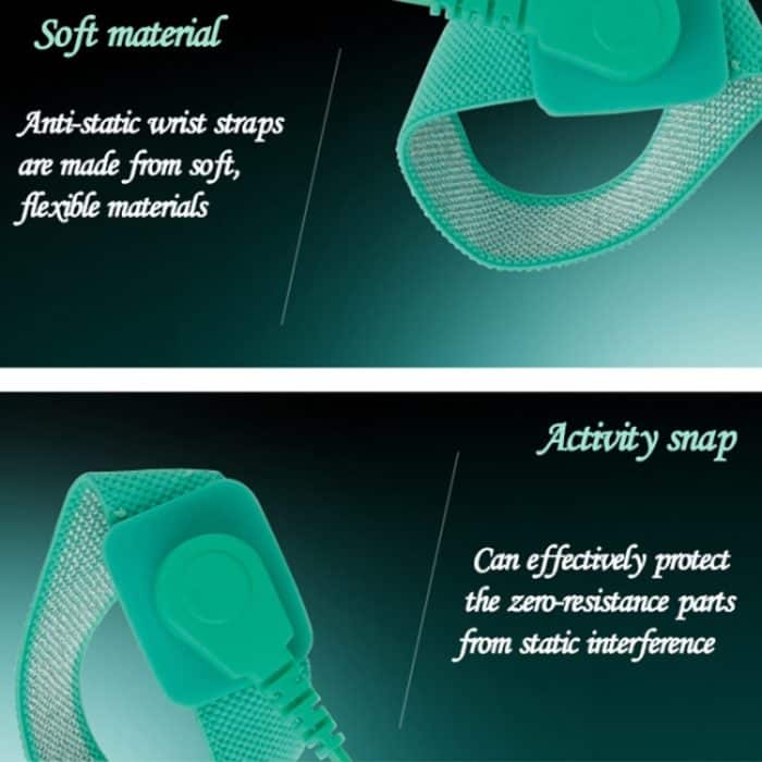 Proskit AS-611 3M TPR Elastic Plastic Antistatic Kabel-Handgelenkriemen – Bild 3
