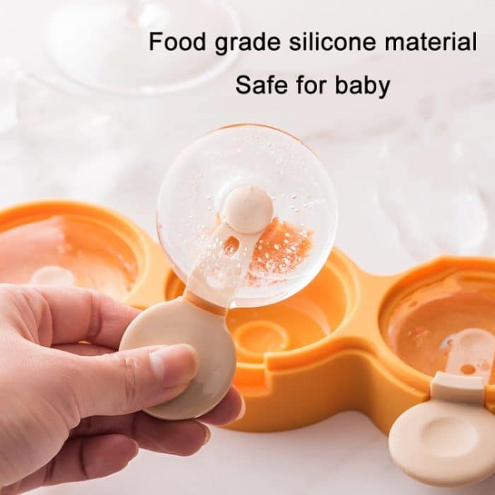 Selbstgemachte Donut-Eiscreme-Silikonform für Kinder, Yellow, Green, Purple Red – Bild 5