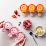 Selbstgemachte Donut-Eiscreme-Silikonform für Kinder, Yellow, Green, Purple Red – Bild 7