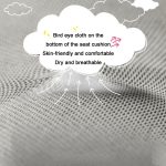 FANNIS Butterfly Office Hüftstützkissen aus Memory-Schaum, 41x33x8cm (Pink) – Bild 5