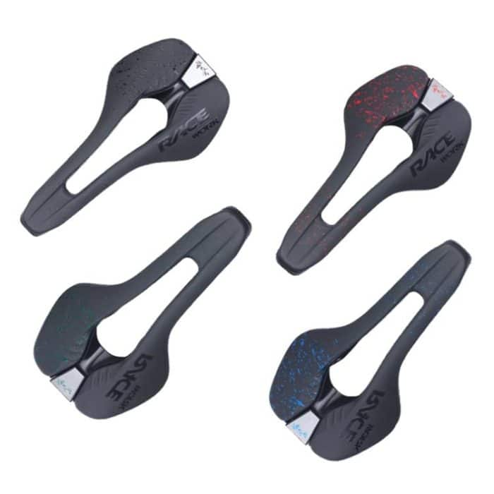 RACEOWRK RK068 Mountainbike-Mikrofaser-Leder-Sitzkissen, Black, Red, Blue, Green – Bild 2